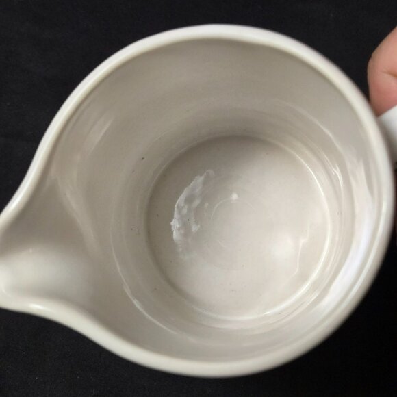 Vintage 1993 Farberware Stoneware Creamer 3-3/4" English Garden Pattern Floral - Picture 5 of 8